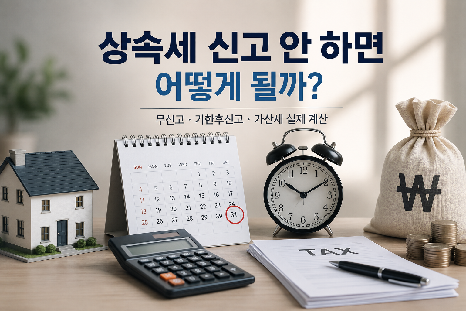 상속세 신고 안 하면 어떻게 될까? 무신고·기한후신고·가산세 실제 사례