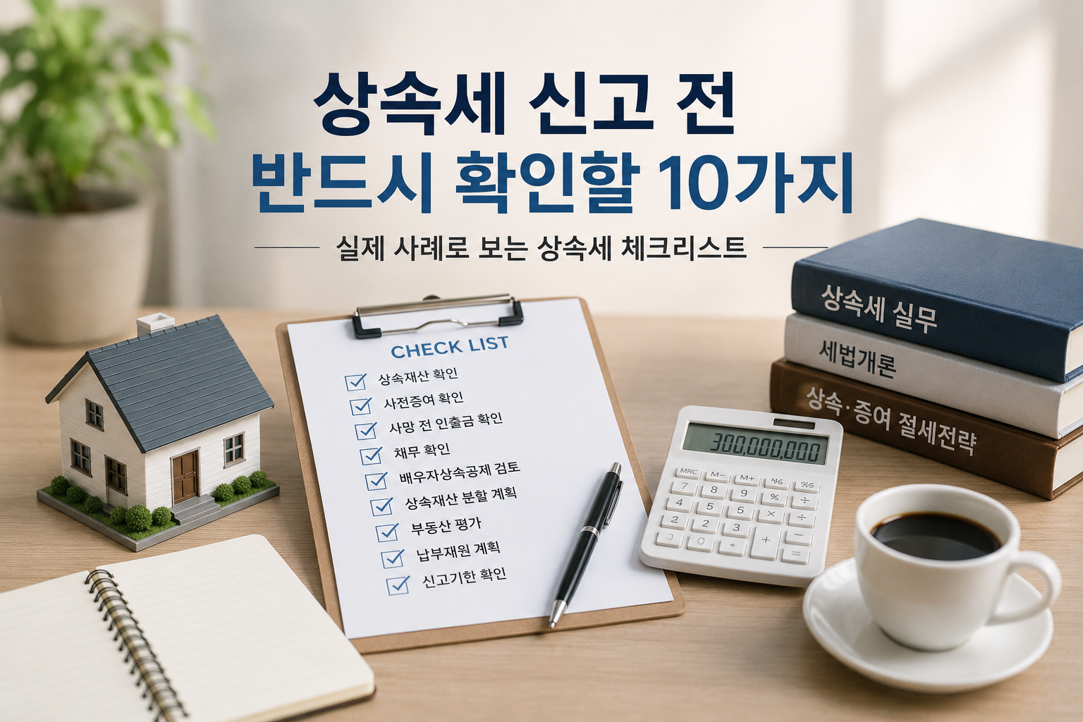 상속세 신고 전 반드시 확인할 10가지｜30억원 실제 사례로 보는 상속세 체크리스트