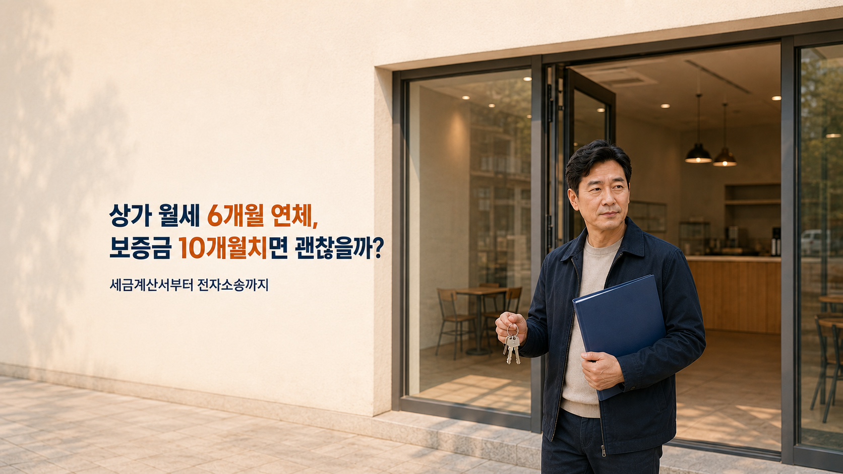 상가 월세 6개월 연체, 보증금 10개월치면 괜찮을까?